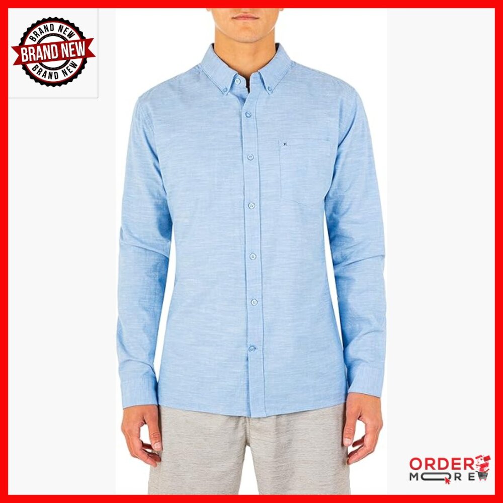 Long Sleeve Button Down Shirt, Classic Fit, 100% Cotton, Business Casual